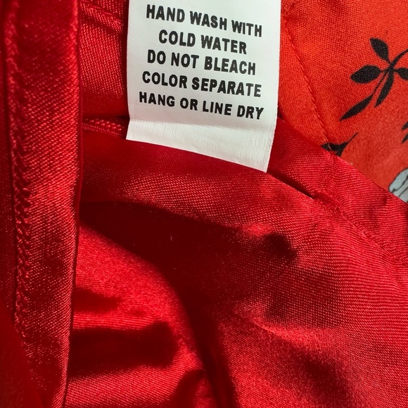 Honey Punch Women's Orange Floral Cropped Tank Size S NWT - Picture 4 of 11